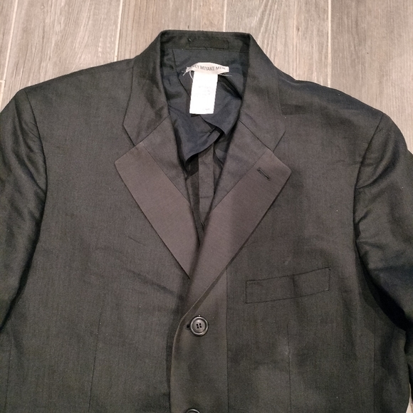 Issey Miyake | Suits & Blazers | Mens Issey Miyake Black Linen